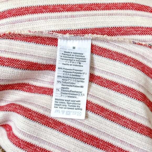 Madewell Boucle Stripe Cross Back Tank Top - Picture 11 of 13